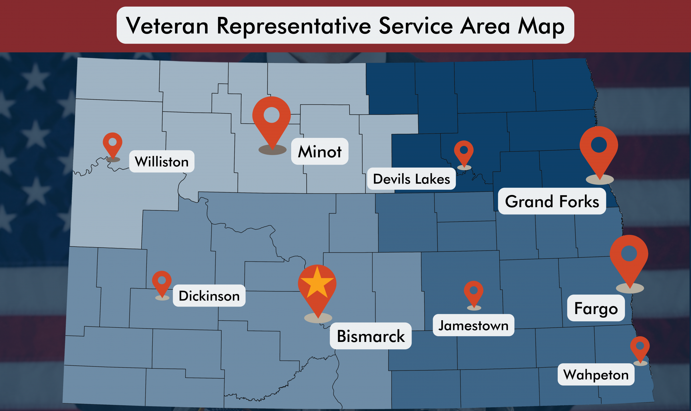 DVOP Map for service locations